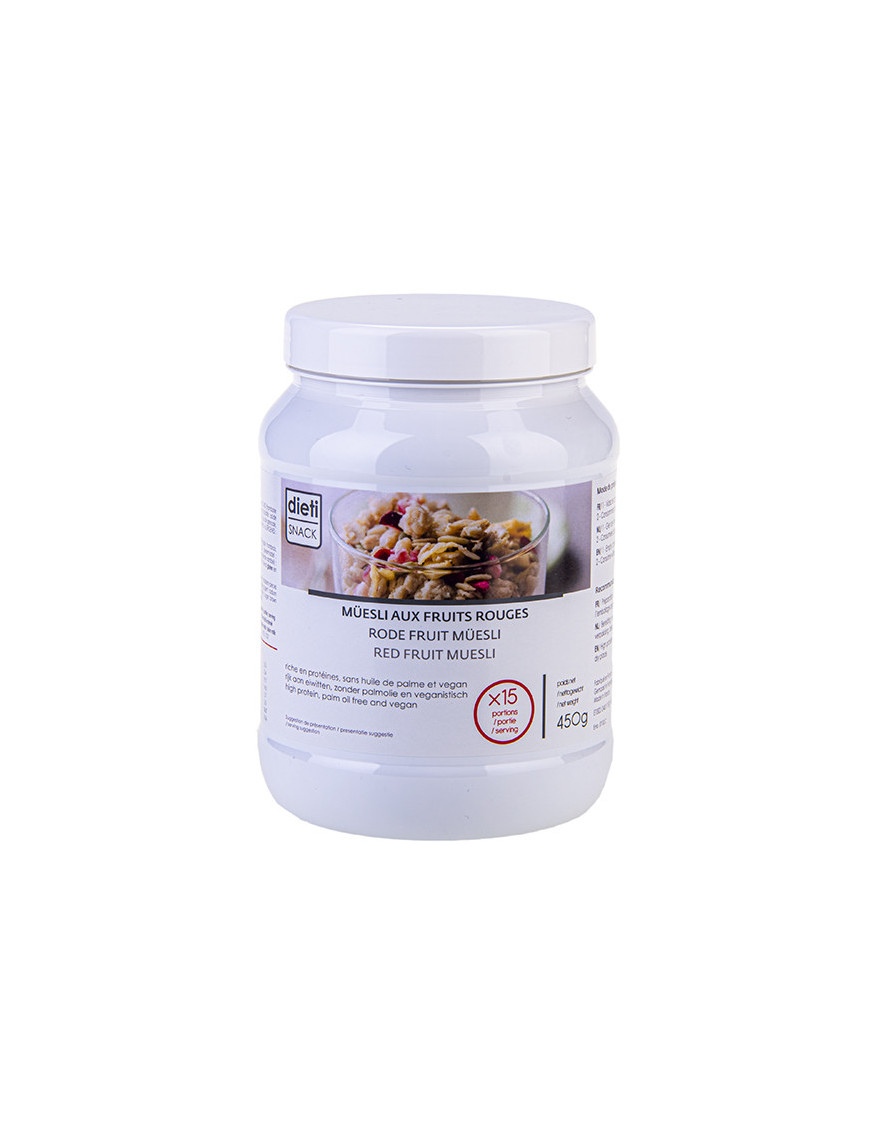Dietisnack Red Fruits Protein Müesli