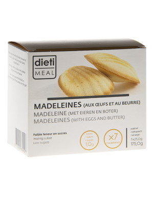 Madeleine with Eggs and Butter Low sugars