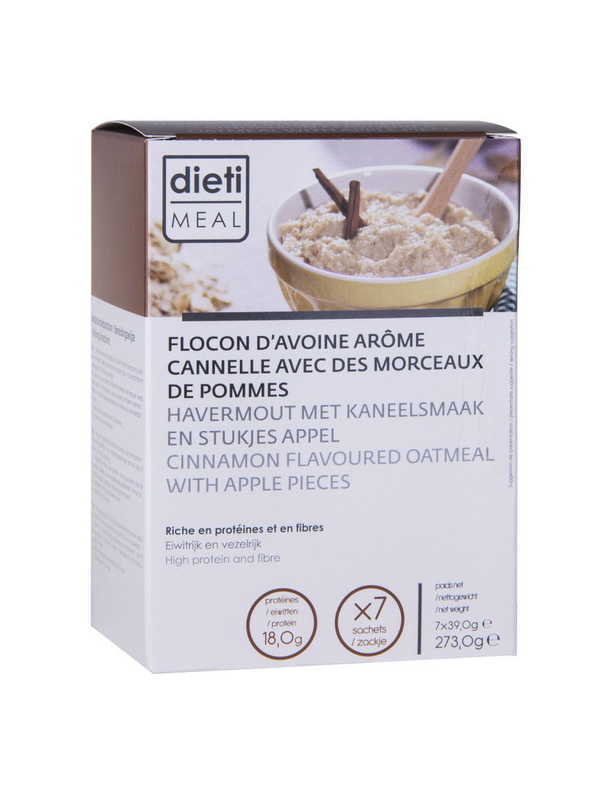 Apple Cinnamon Protein Oatmeal