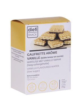 Dietisnack wafel vanillesmaak 