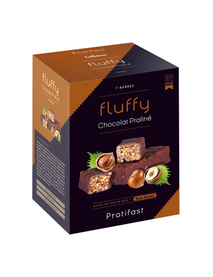 Fluffy Chocolate Praline Protein Bar