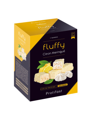 Fluffy lemon meringue protein bar