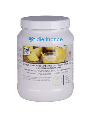 Dietimeal pineapple flavoured collagen cold drink