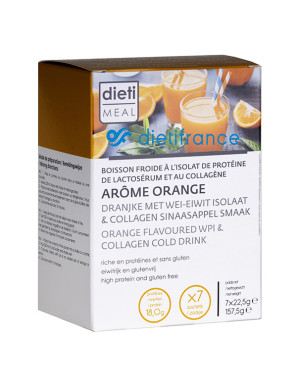 Dietimeal Orange flavoured Protein Drink Mix