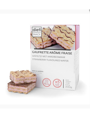 Dietisnack Strawberry Flavoured Protein Wafers
