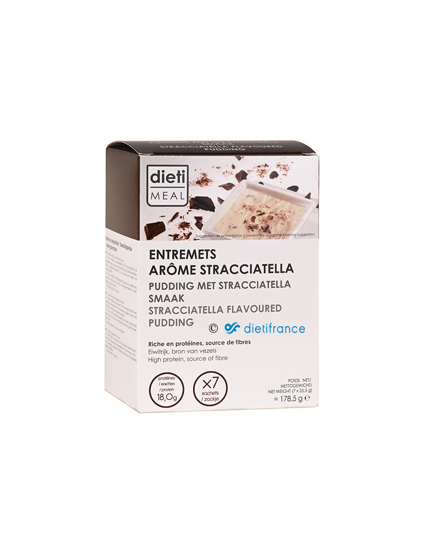 High Protein Stracciatella Flavoured Pudding
