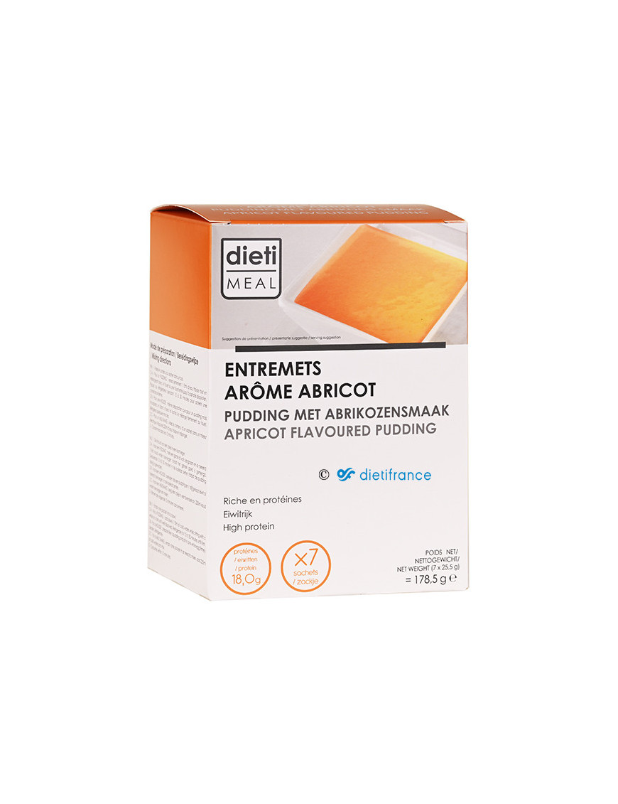 High Protein Apricot Cream Dessert