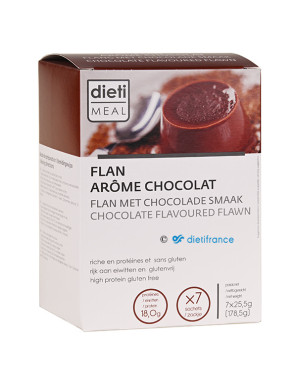 Dietimeal Chocolate Protein Flan