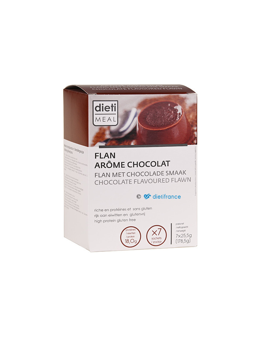 Dietimeal Chocolate Protein Flan