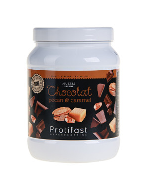 Chocolate Pecan Caramel flavoured Protein Muesli