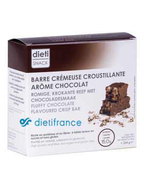 Dietisnack Fluffy Chocolate Crisp Protein Bar