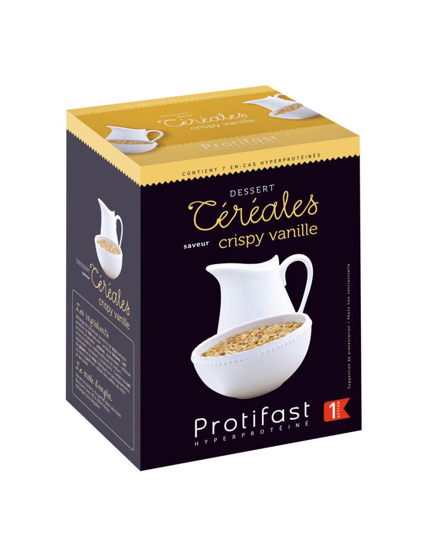 High Protein Vanilla Cereal Crispy