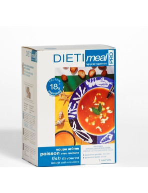High-Protein Fish Soup with Croutons