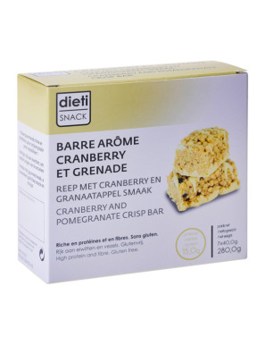 Cranberry and Pomegranate Protein Crisp Bar