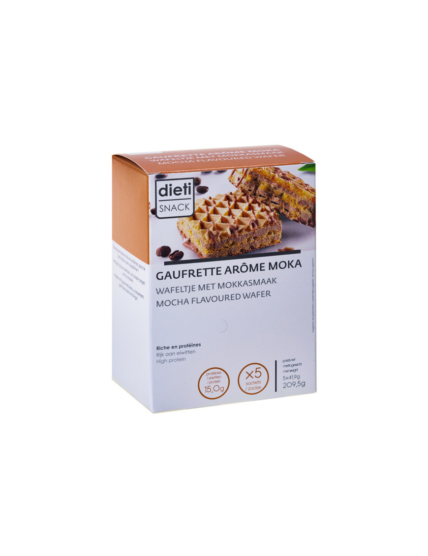 Mocha Flavoured Protein Wafer Squares