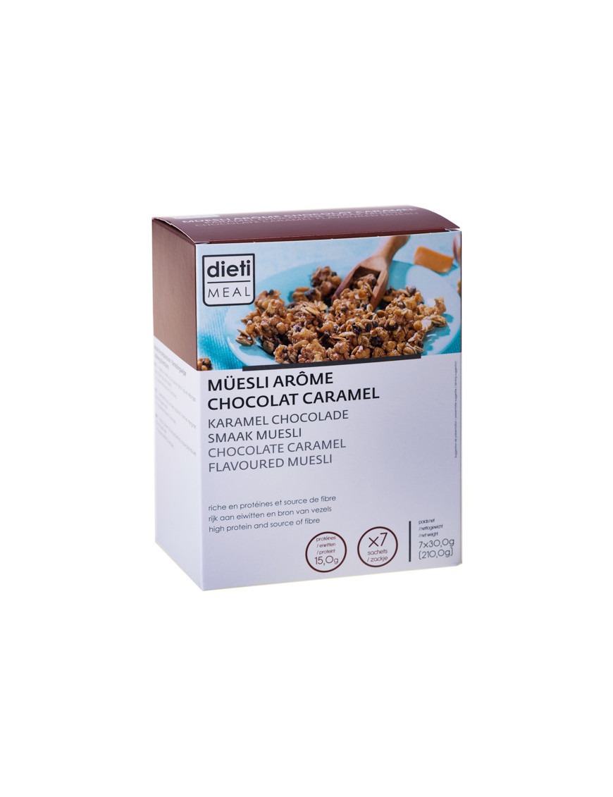 Chocolate Caramel Protein Muesli 