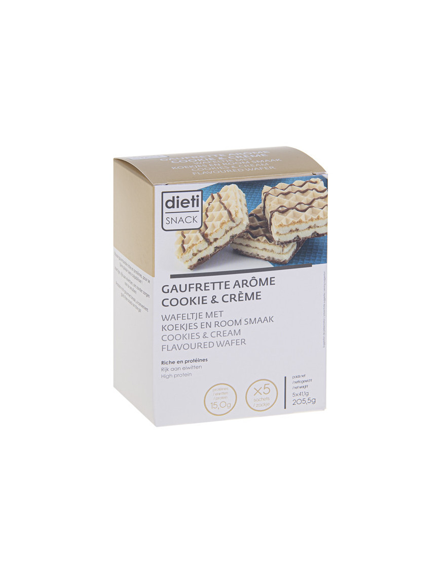 Cookie and Cream Flavoured Protein Wafer